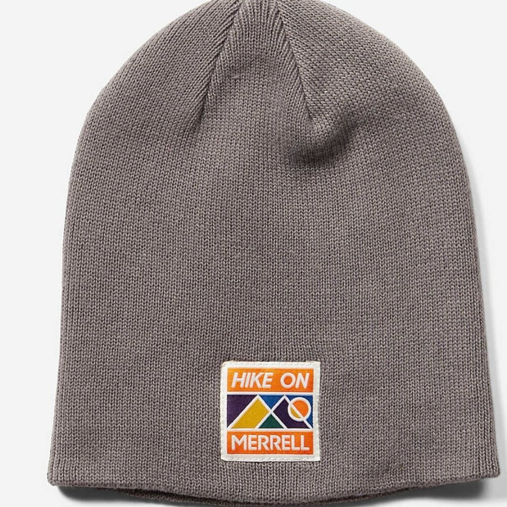 New Merrell Long Beanie Charcoal Grey